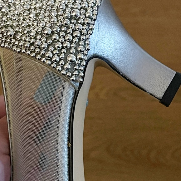 J.Renee Silver Embellished Heels - Picture 8 of 9